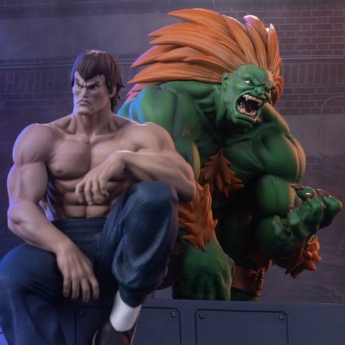 Blanka & Fei Long Street Fighter PVC 1/10 Statues by PCS